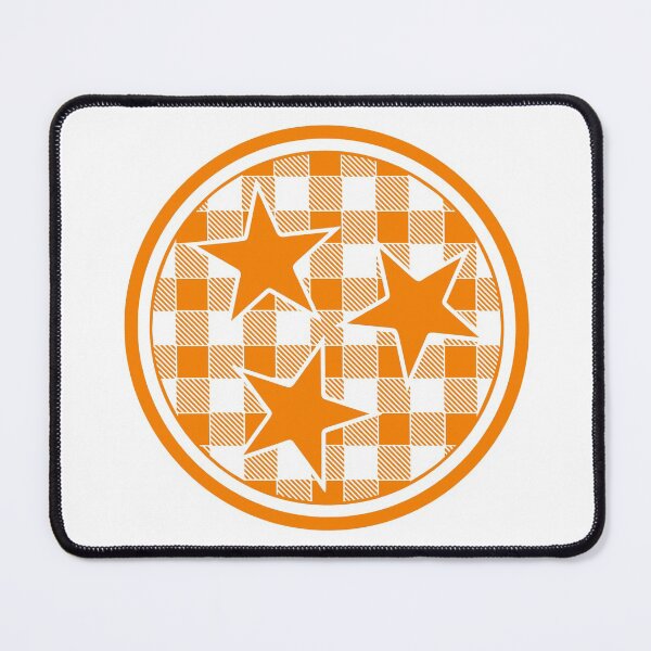 Item preview, Orange Buffalo Plaid Tennessee TriStar designed and sold by JoBella-Designs.