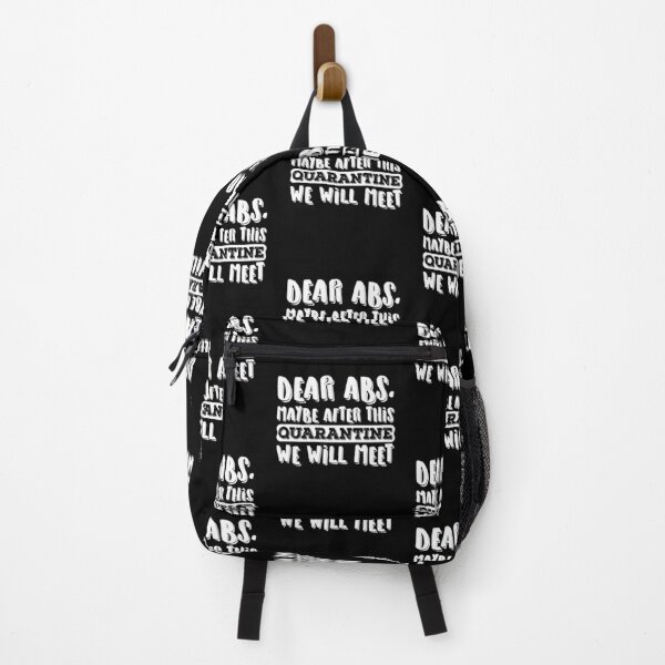 Item preview, Dear Abs, Maybe After This Quarantine We Will Meet, Funny Gym Workout saying designed and sold by Usoubmaster.