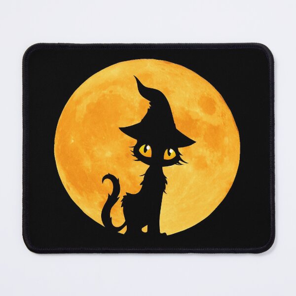 Item preview, Black Witch Cat Full Moon For Halloween Funny designed and sold by levdone.