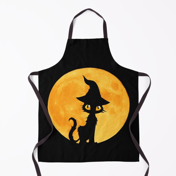 Item preview, Black Witch Cat Full Moon For Halloween Funny designed and sold by levdone.