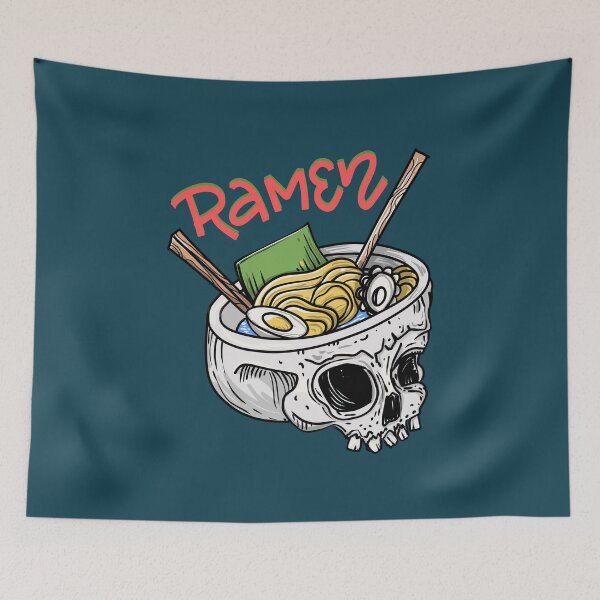 Item preview, Kawaii Japanese Anime Skeleton Ramen For Japanese Food Lovers designed and sold by SweetbeStore.