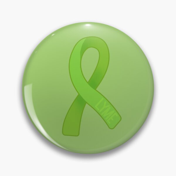 Item preview, Lyme Disease Awareness Ribbon designed and sold by karolinadoesart.