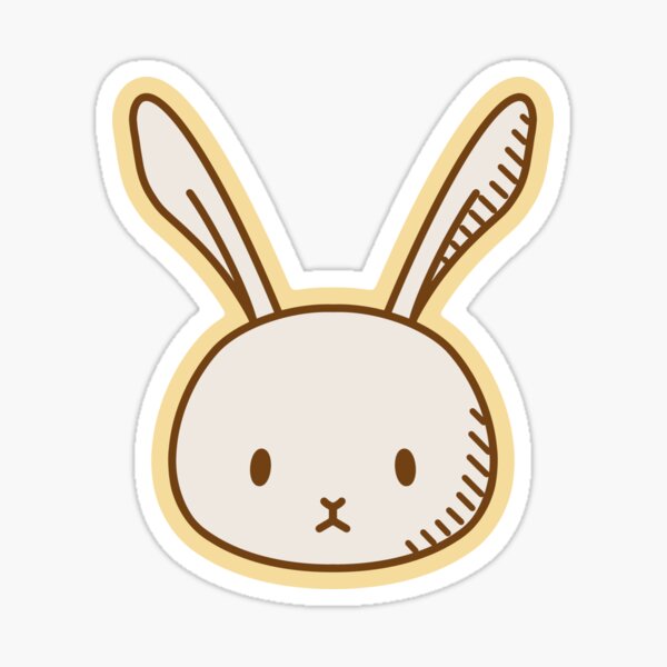Rabbit Sticker (Cottage Core) Sticker