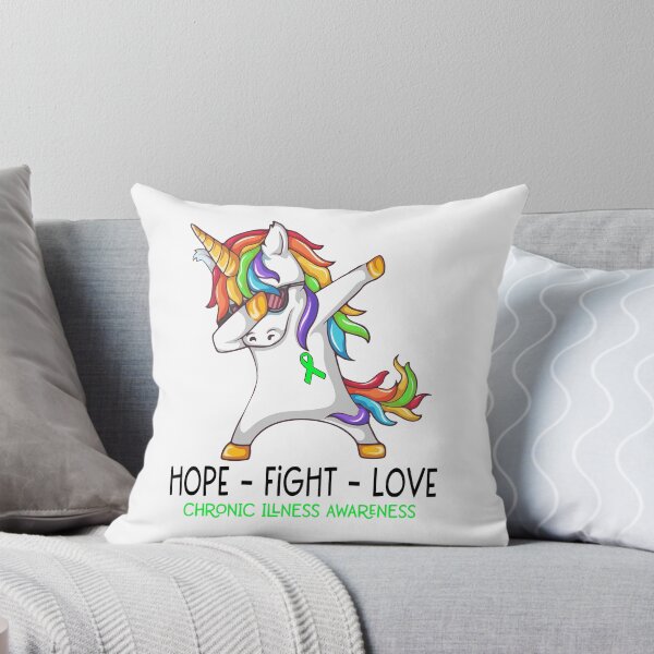 Item preview, Hope Fight Love Chronic Illness Awareness designed and sold by Brad-FI.