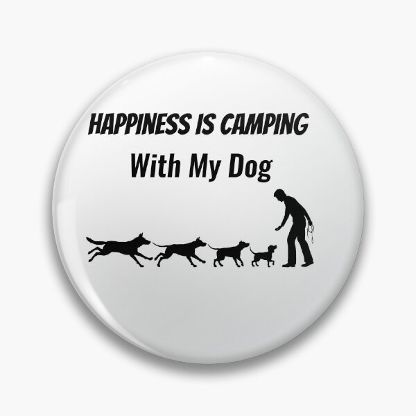 Item preview, Happiness Is Camping With My Dog designed and sold by Chanchane Store.