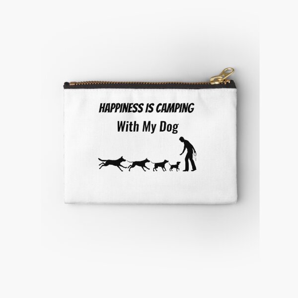 Item preview, Happiness Is Camping With My Dog designed and sold by Chanchane Store.