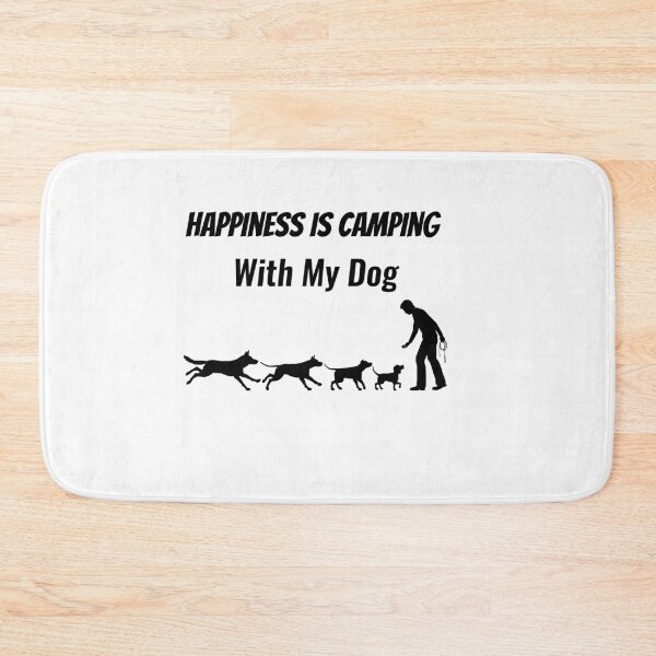 Item preview, Happiness Is Camping With My Dog designed and sold by Chanchane Store.
