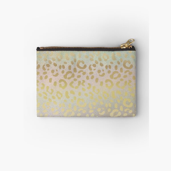Item preview, Elegant Leopard Cheetah Skin In Metallic Gold Glitter On Rainbow Gold Gradiant  designed and sold by IZiets.