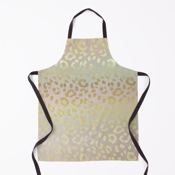 Item preview, Elegant Leopard Cheetah Skin In Metallic Gold Glitter On Rainbow Gold Gradiant designed and sold by IZiets.