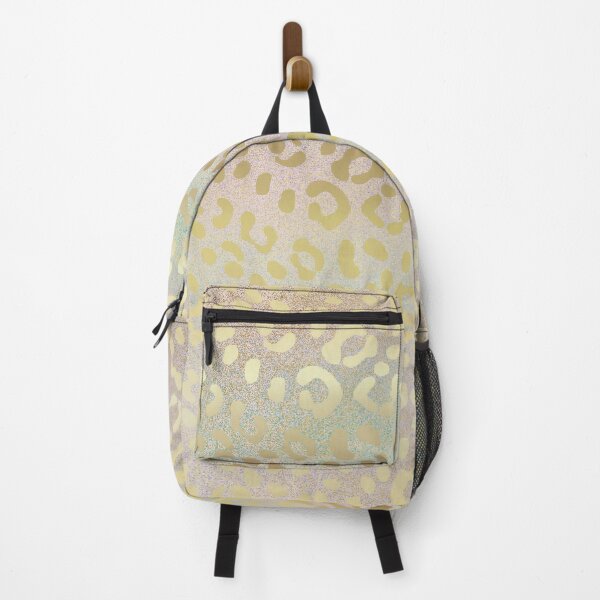 Item preview, Elegant Leopard Cheetah Skin In Metallic Gold Glitter On Rainbow Gold Gradiant  designed and sold by IZiets.