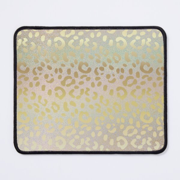 Item preview, Elegant Leopard Cheetah Skin In Metallic Gold Glitter On Rainbow Gold Gradiant designed and sold by IZiets.