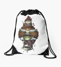 Over the Garden Wall Drawstring Bag