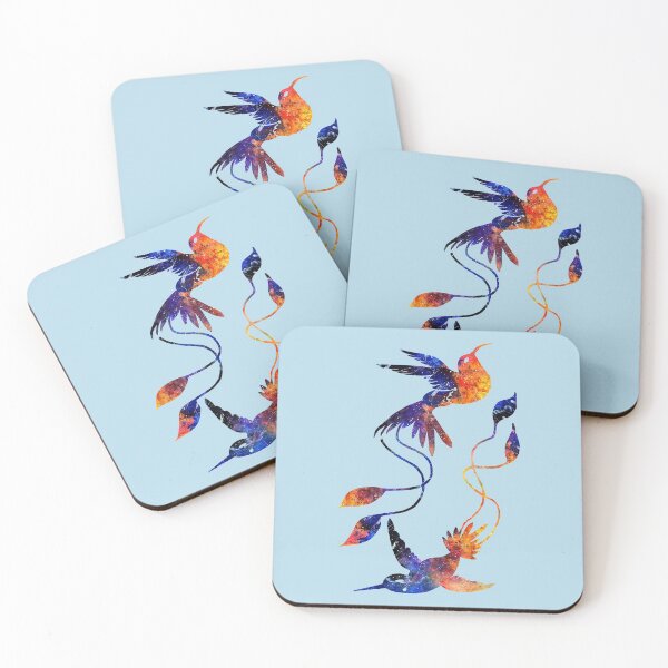 Item preview, Universe soul spirit abstract hummingbirds  designed and sold by TitaCris.