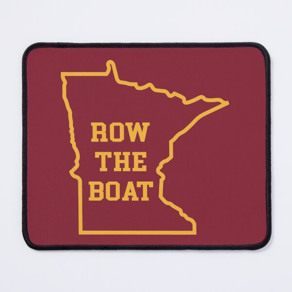 Row the Boat MN Outline Poster