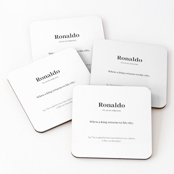 Item preview, Ronaldo Football Definition - Funny Gift For Football Lovers Sticker Sticker designed and sold by ijdesigns.