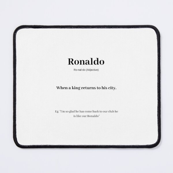 Item preview, Ronaldo Football Definition - Funny Gift For Football Lovers Sticker Sticker designed and sold by ijdesigns.