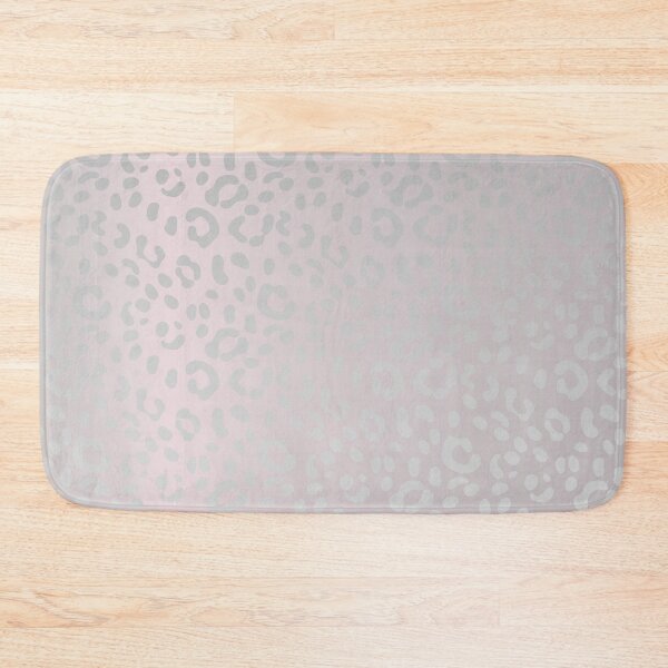 Item preview, Leopard Skin In Metallic Silver Glitter On Blush Ombre designed and sold by IZiets.