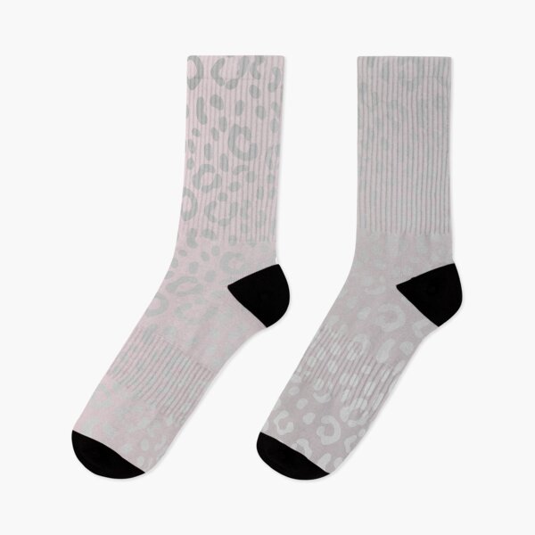 Item preview, Leopard Skin In Metallic Silver Glitter On Blush Ombre designed and sold by IZiets.