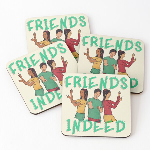 Artikelvorschau, Friends Indeed - girls clique - Best Friends Forever entworfen und verkauft von 99vectors.