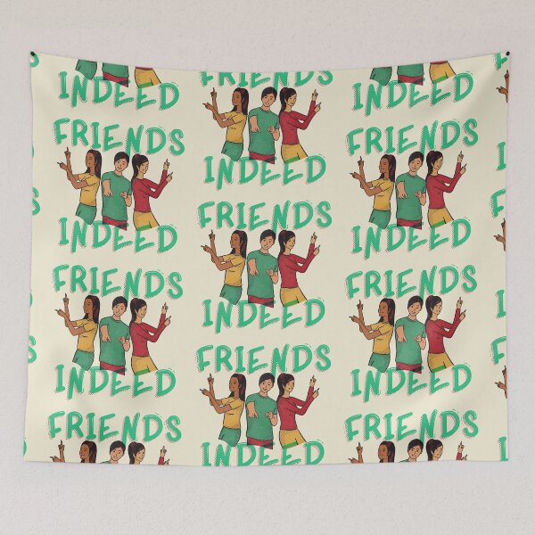 Artikelvorschau, Friends Indeed - girls clique - Best Friends Forever entworfen und verkauft von 99vectors.