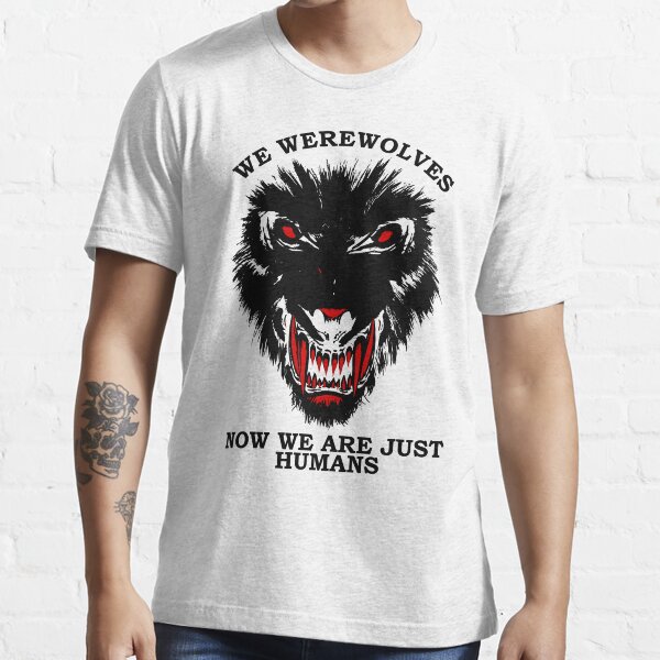 Scary Face Werewolves Funny Pun Spooky Halloween White T Shirt For