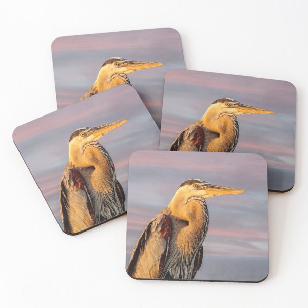 Item preview, Great Blue Heron In Golden Light designed and sold by mljdwhite.