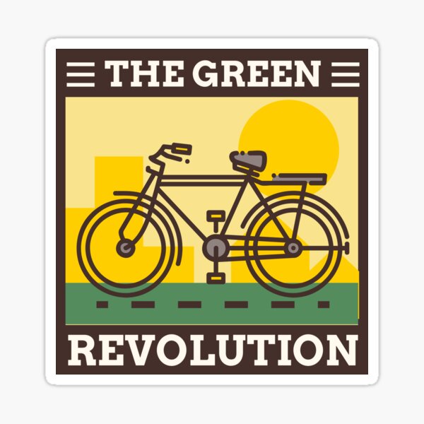 Item preview, "The Green Revolution" Bicycle Design designed and sold by GreenUpDesigns.