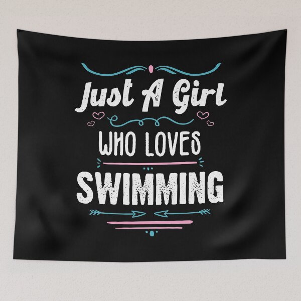 Item preview, Just A Girl Who Loves  Swimming - Funny Gift Idea 2021 designed and sold by RedHive.