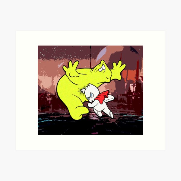 Sporky's Cheesy Cheese Super Punch Art Print