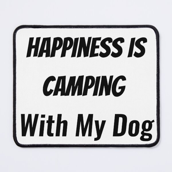 Item preview, Happiness Is Camping With My Dog designed and sold by Chanchane Store.