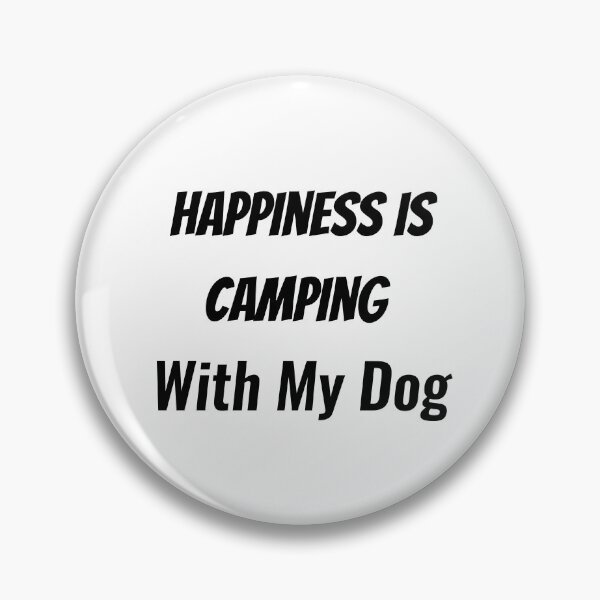 Item preview, Happiness Is Camping With My Dog designed and sold by Chanchane Store.