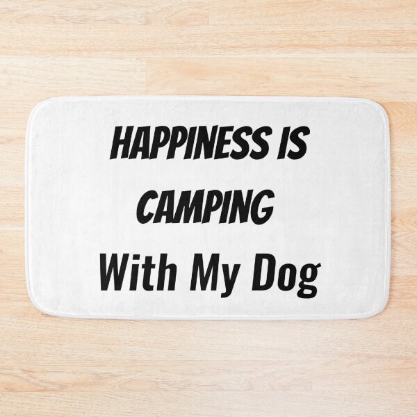 Item preview, Happiness Is Camping With My Dog designed and sold by Chanchane Store.
