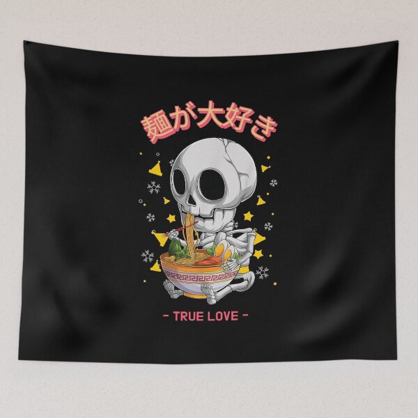 Item preview, Kawaii Japanese Anime Skeleton Ramen For Japanese Food Lovers designed and sold by SweetbeStore.