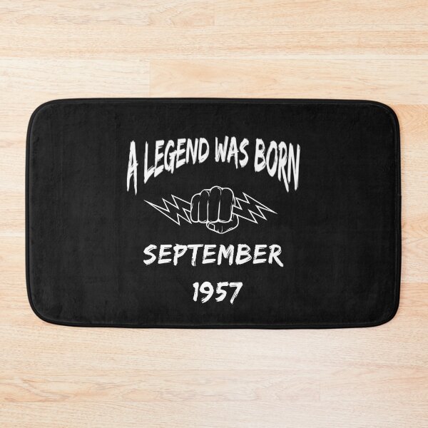 Item preview, A Legend Was Born September 1957 Featuring Hand Holding Lightening Bolt designed and sold by Craftynistia.