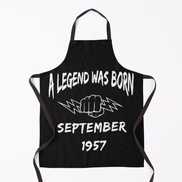 Item preview, A Legend Was Born September 1957 Featuring Hand Holding Lightening Bolt designed and sold by Craftynistia.