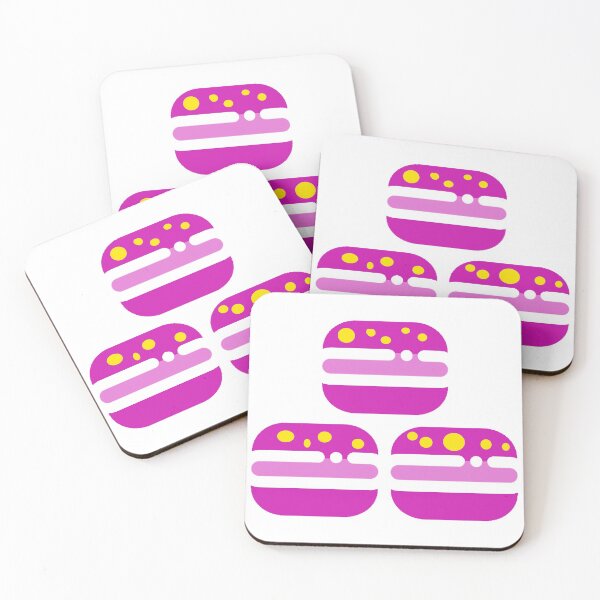 Item preview, Purple Tone Macarons With Yellow Icing designed and sold by JoyforU.