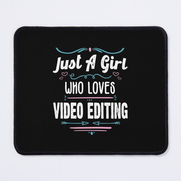 Item preview, Just A Girl Who Loves Video Editing- Funny Gift Idea For Video Editors  2021 designed and sold by RedHive.