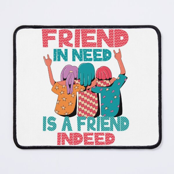 Item preview, Friend in need is a Friend Indeed - girls clique - Best Friends Forever designed and sold by 99vectors.