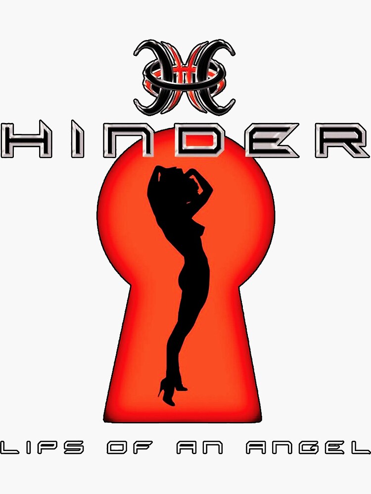 "lips of an angel hinder" Sticker for Sale by clloydwilliam90 Redbubble