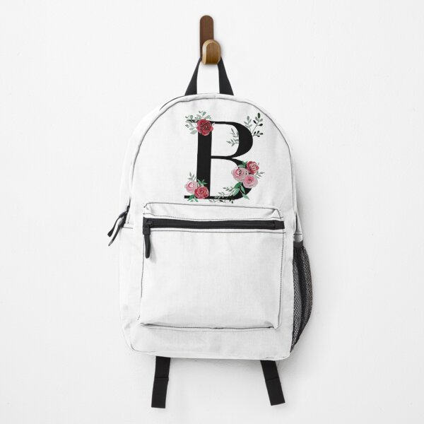 Item preview, Letter B Initials monogram floral designed and sold by Saba-Red-Ideas.