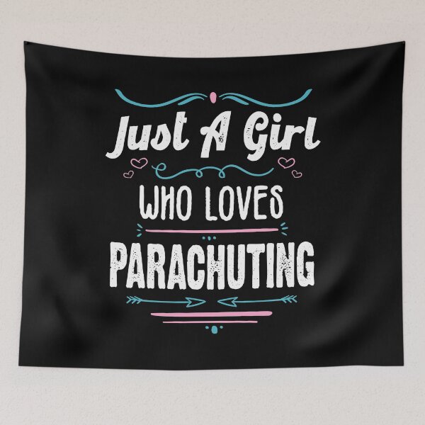 Item preview, Just A Girl Who Loves Parachuting- Funny Gift Idea For Parachuting Lovers 2021 designed and sold by RedHive.