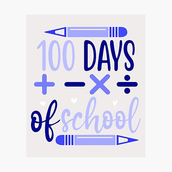 Item preview, 100 days of school designed and sold by manardesign.