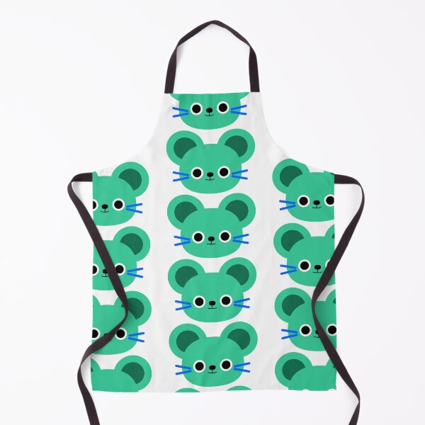 Item preview, Cute face of a green mouse designed and sold by PaperPaper.