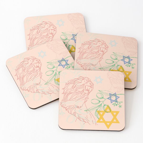 Item preview, Israeli Jewish Lions designed and sold by HebrewAction.