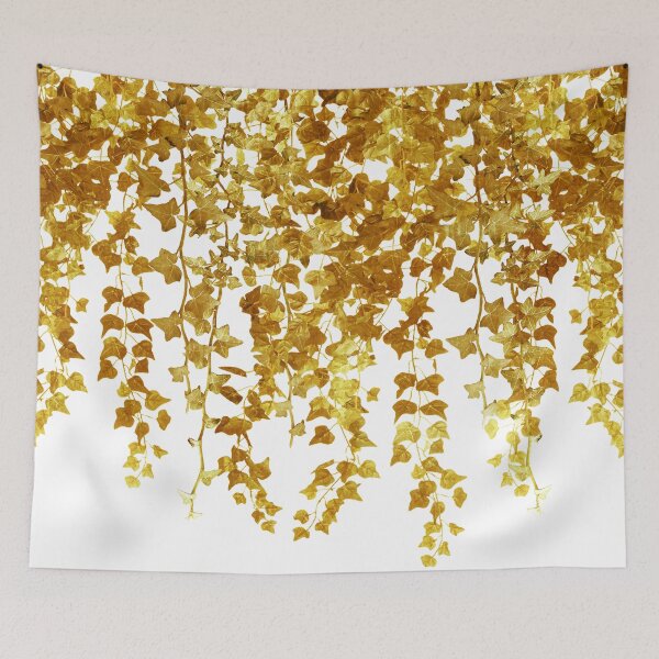 Artikelvorschau, Efeu Hanging Vines Senfgelb entworfen und verkauft von GlowinUp Shop.