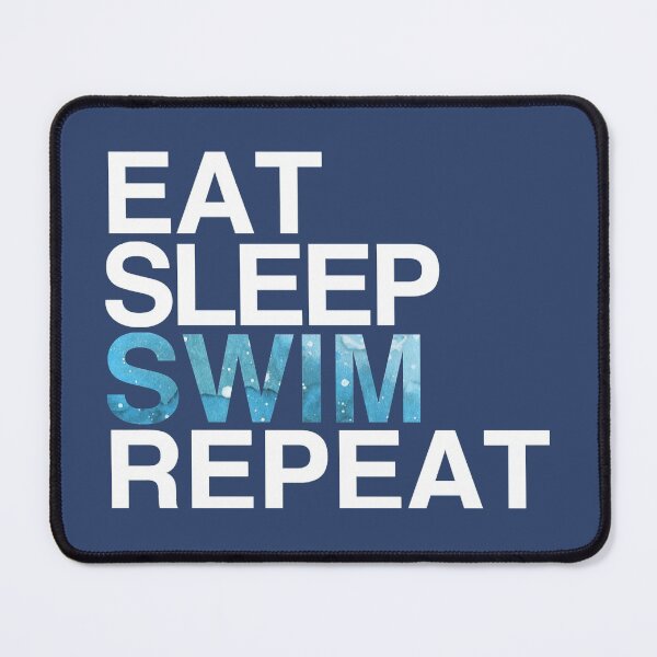 Item preview, Eat Sleep Swim Repeat| Swimmer Swimming designed and sold by Nada18.