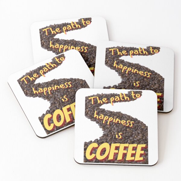 Item preview, The Path To Happiness Is Coffee designed and sold by OlympicsMerch.