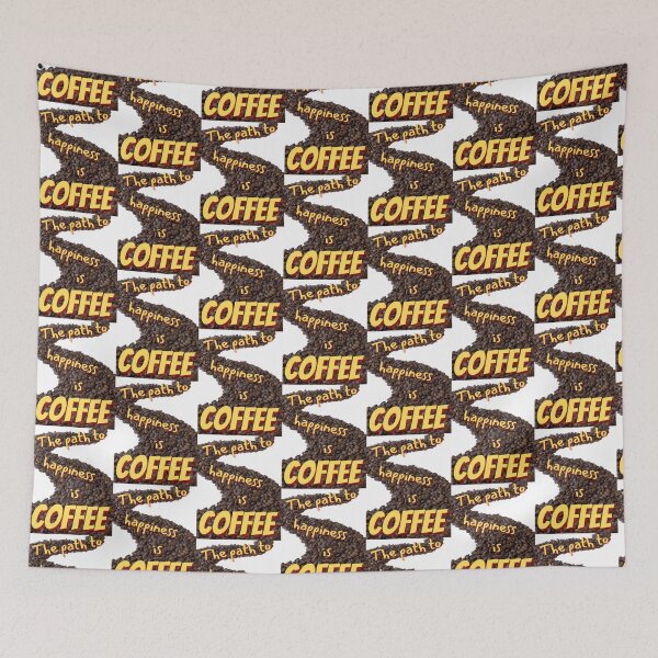 Item preview, The Path To Happiness Is Coffee designed and sold by OlympicsMerch.