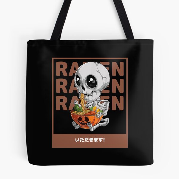 Item preview, Kawaii Japanese Anime Cosplay Skeleton Halloween Eat Ramen For Japanese Food Lovers designed and sold by SweetbeStore.