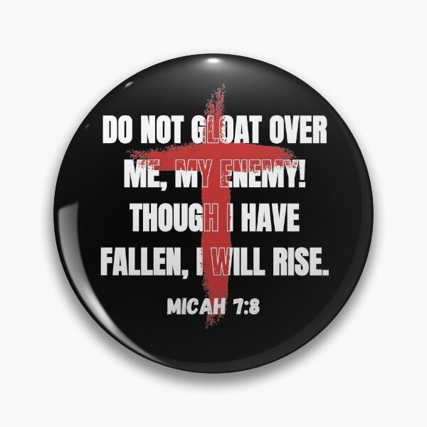 Item preview, Micah 7:8 Christian Bible Verse Gift designed and sold by Anton Ashraf.